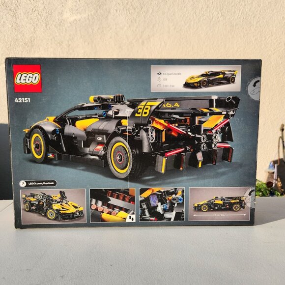 NEW LEGO Technic Bugatti Bolide Race Car Model 42151 Building Set Collectible Sp - Picture 4 of 13